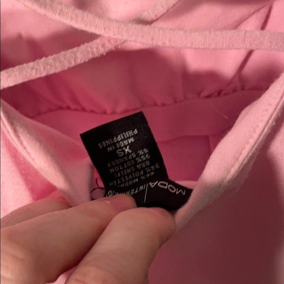XS pink Victoria secrets Moda tank top - Picture 3 of 3